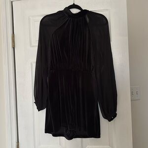 Express size small velvet romper